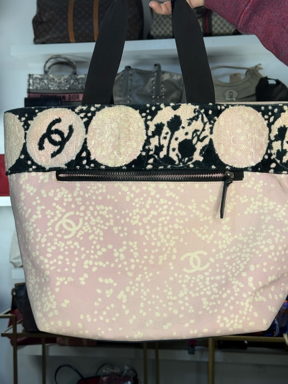 CHANEL PINK TOTE